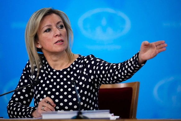 Maria Zakharova, porte-parole du ministère russe des Affaires étrangères.