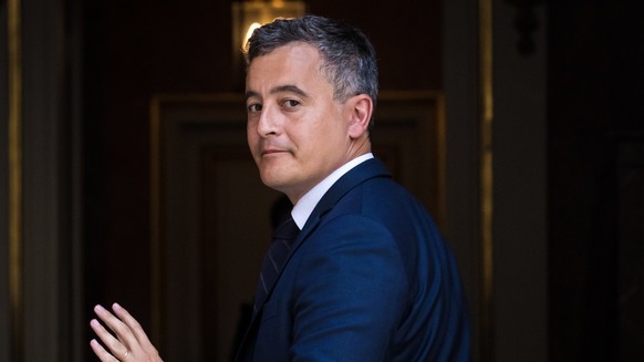 Le ministre français de l&#039;Intérieur Gérald Darmanin