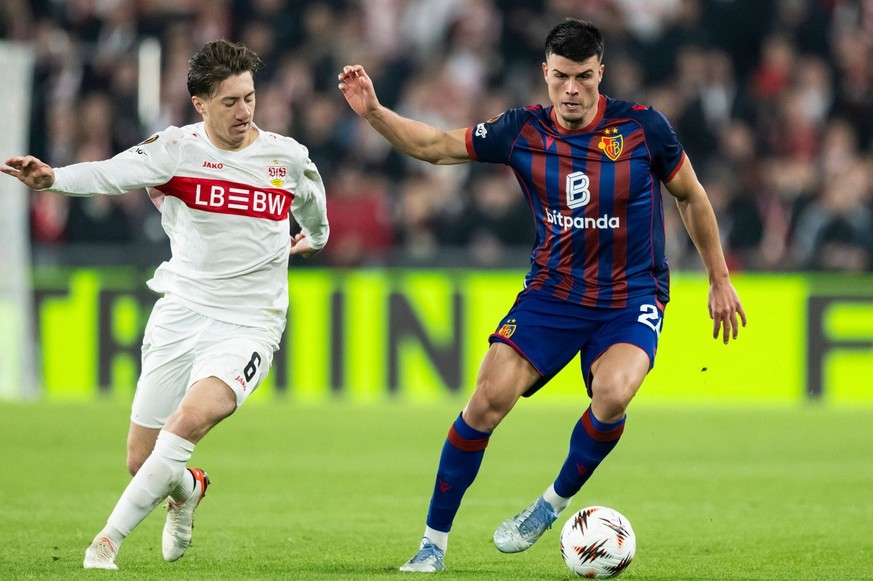 Flavius Daniliuc (à droite) a été très bon contre Stuttgart en Europa League.