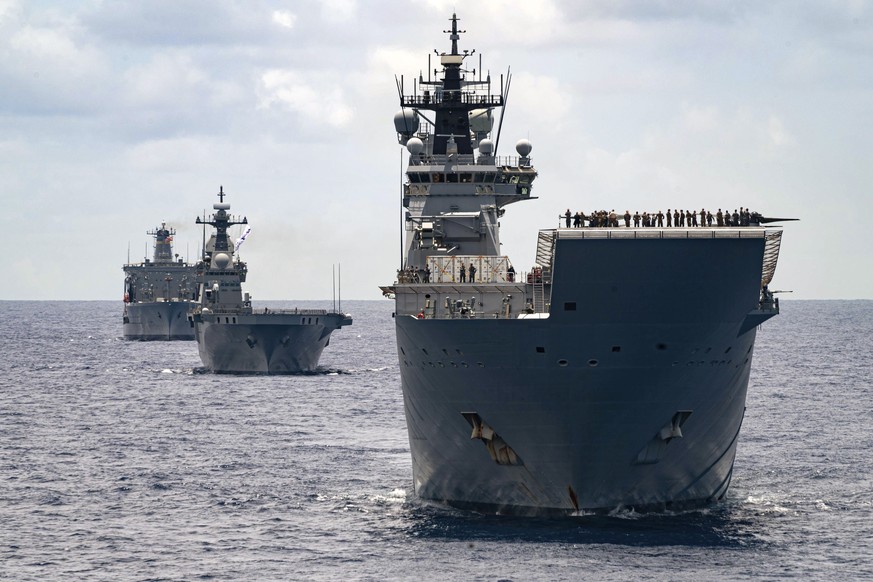 L&#039;Australie dispose actuellement de 11 grands navires de combat de surface.