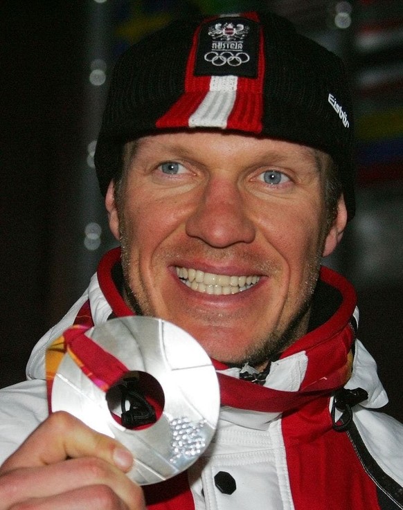 En 2006, Hermann Maier a encore remporté deux médailles olympiques: l'argent en super-G et le bronze en géant.