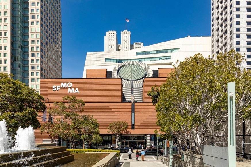 San Francisco, USA - 19 mai 2022 : San Francisco Museum of Modern Art au centre de San Francisco.