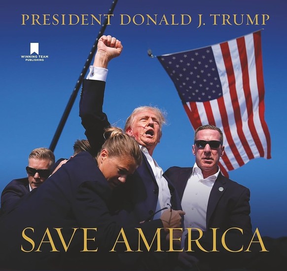 Le recueil d'images publié par Donald Trump ce mardi.