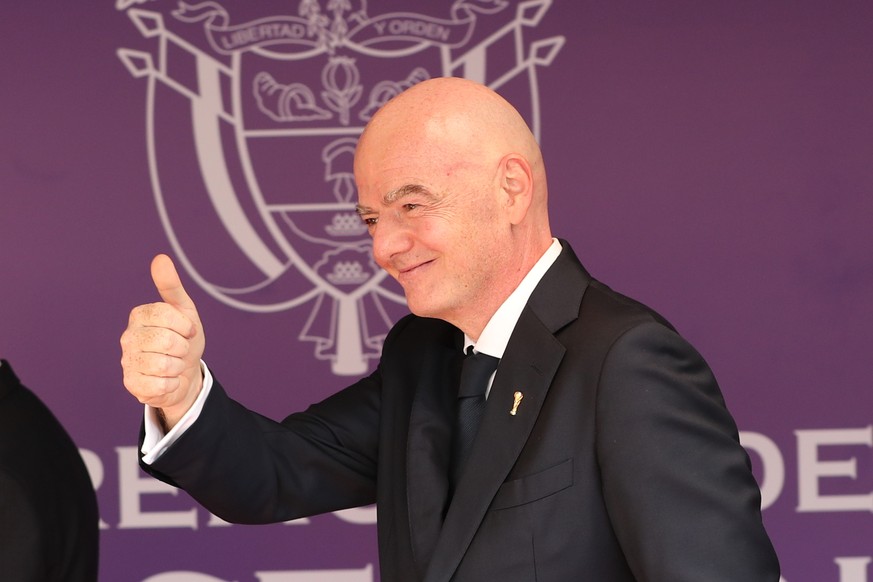 FIFA President Gianni Infantino arrives for the inauguration of Colombia's new president Abelardo de la Espriella in Cali, Colombia, Friday, Aug. 7, 2026. (AP Photo/Santiago Saldarriaga)
Colombia ...