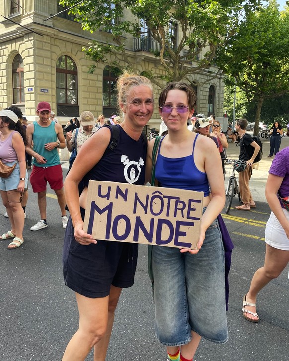 Grève féministe du 14 juin 2025 à Genève.