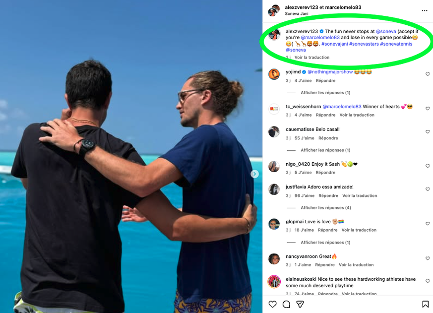 L'Allemand a, lui aussi, mentionné le nom de son hôtel aux Maldives.