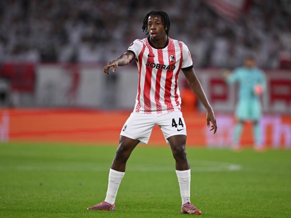 Johan Manzambi a marqué son quatrième but du mois face à Mayence (archives).