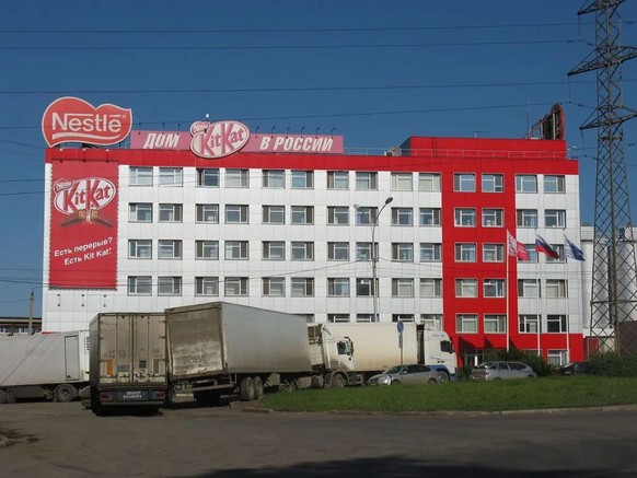 Une usine Nestlé à Perm.