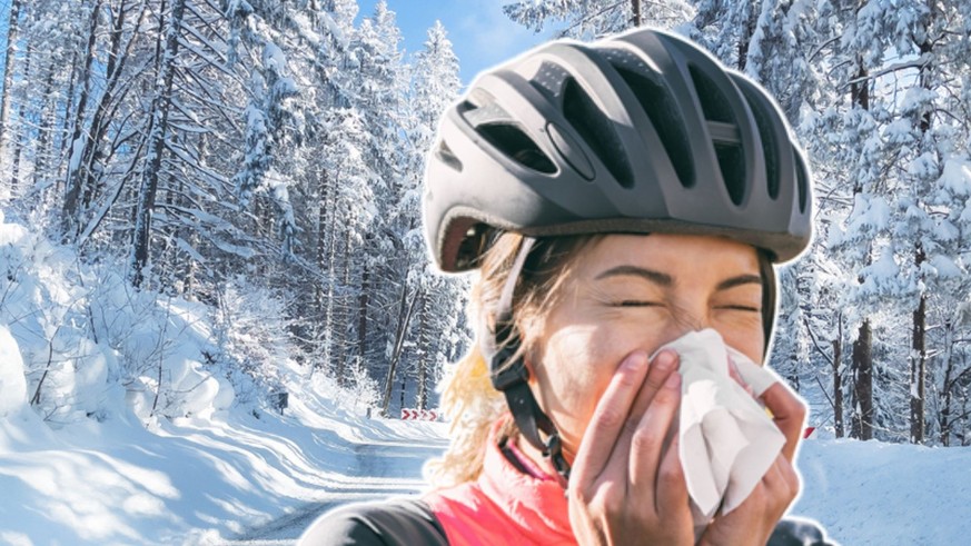 Faire du sport quand on a un rhume n'est pas forcément une mauvaise chose.