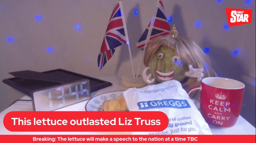 La vraie laitue a finalement gagné: elle a survécu au mandat de Liz Truss.