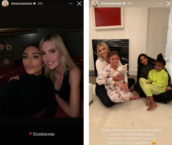 Pour sa fête d&#039;anniversaire, Kim s&#039;est entourée d&#039;une brochette de nouvelles copines et parmi elles, la fille de l&#039;ex-président des Etats-Unis, Ivanka Trump.