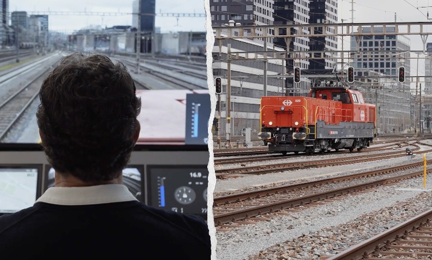 Les CFF ont testé une locomotive télécommandée.