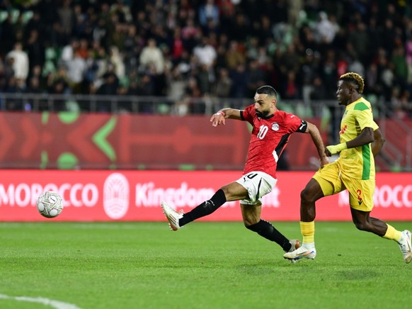 Mohamed Salah inscrit le troisième but égyptien