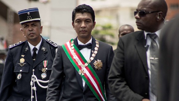 Le président destitué Andry Rajoelina.