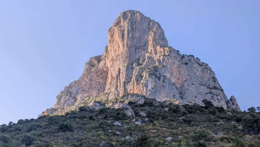 La vue n'était pas si mal non plus en direction de Pedra Longa en Sardaigne