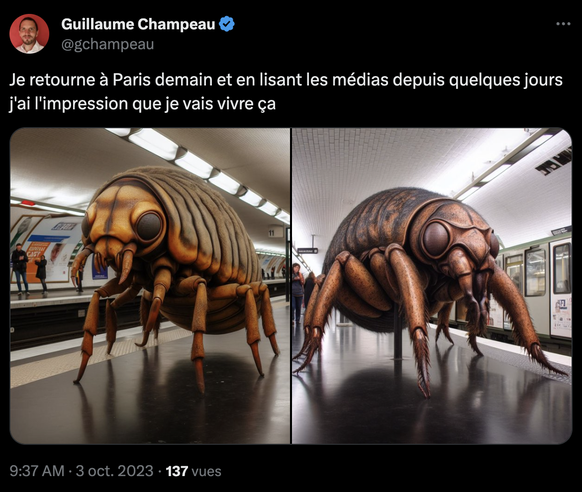 Un internaute rigolo sur X.