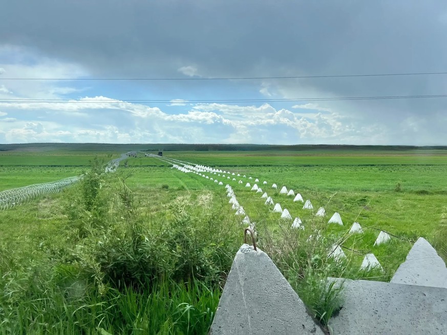 Nouvelles fortifications des Ukrainiens.