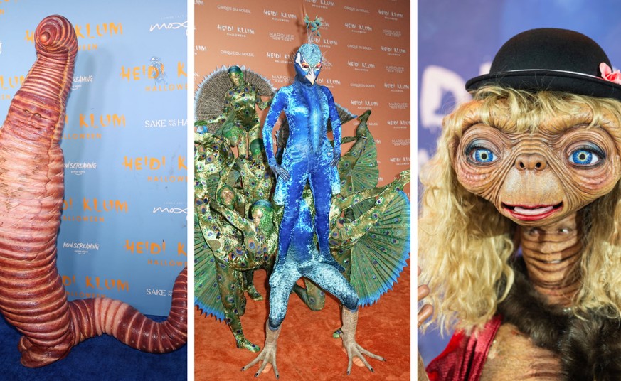 Trois costumes d&#039;Halloween de Heidi Klum