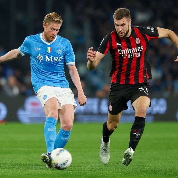 Kevin De Bruyne et Naples ont battu Milan 1-0