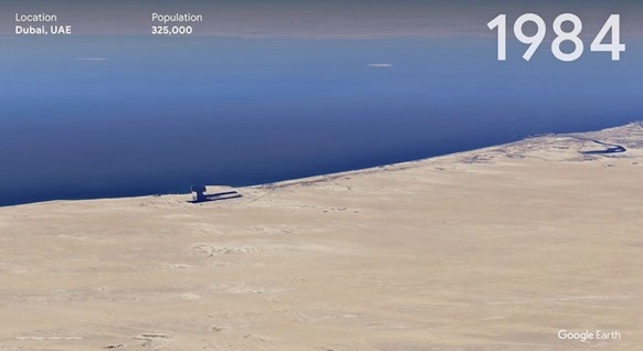 Dubaï 1984 changement climatique planète Terre