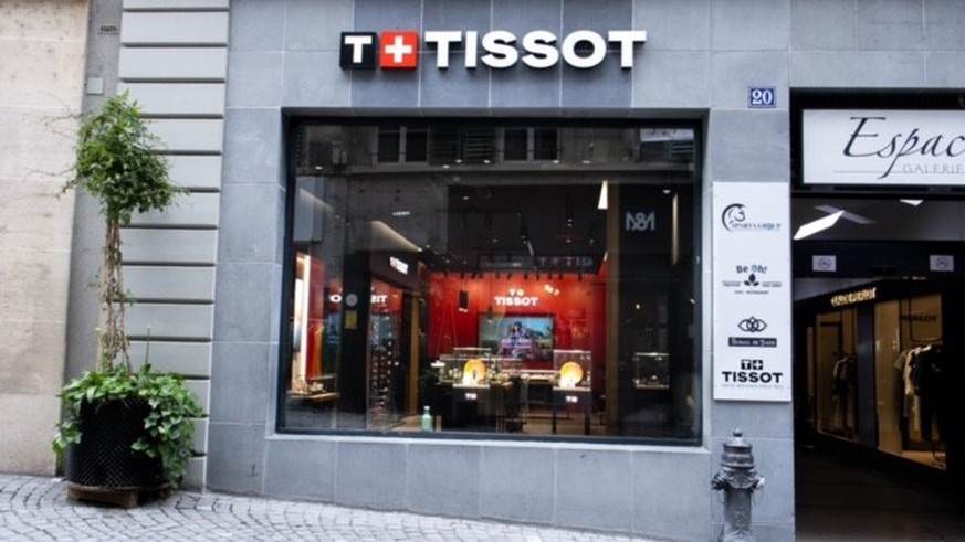 Tissot a pris ses quartiers à la rue de Bourg, à Lausanne. Sa première boutique en Suisse.