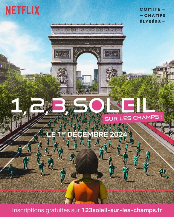 Ce jeu de Squid Game va prendre place à Paris