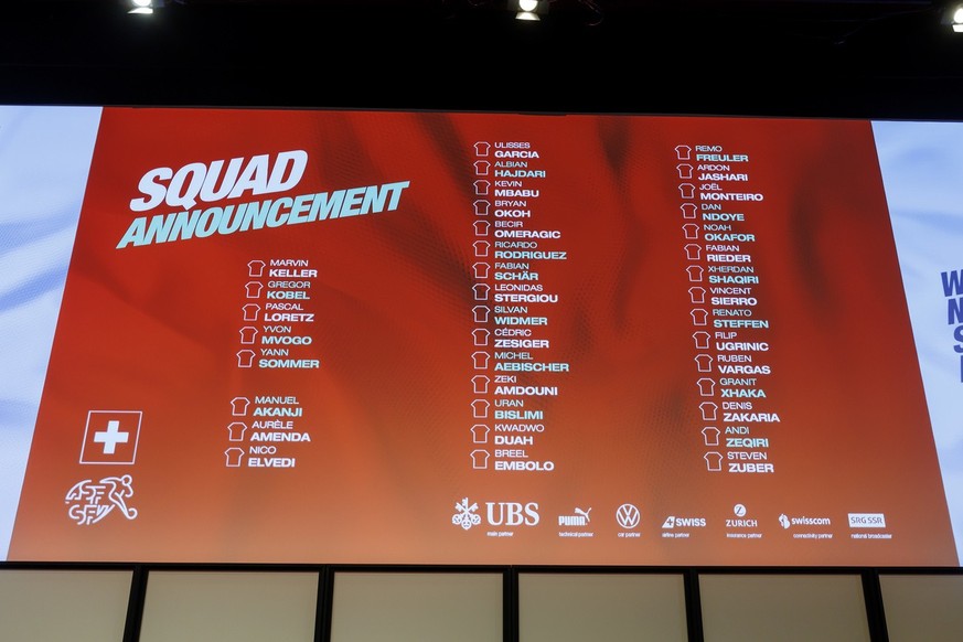 La liste de la Nati à l&#039;Euro 2024