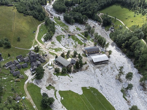 Le Val Maggia, au Tessin, est l&#039;un des endroits qui a �t� particuli�rement touch� par les intemp�ries cet �t� (archives).