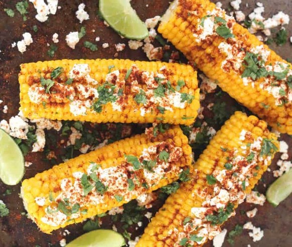 chile chili maiskolben feta mexikanisch limette essen food https://potdev.ohmyveggies.com/mexican-corn-cob/