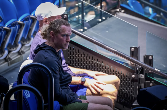 Dimitri Tursunov (premier plan) et Belinda Bencic n'ont collaboré que durant huit mois.
