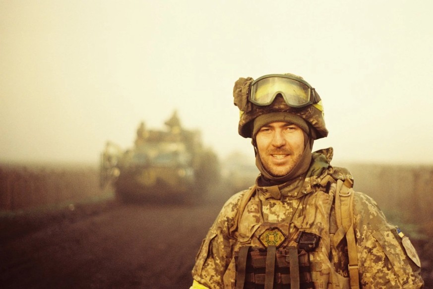 Jona Neidhart en Ukraine en 2022.