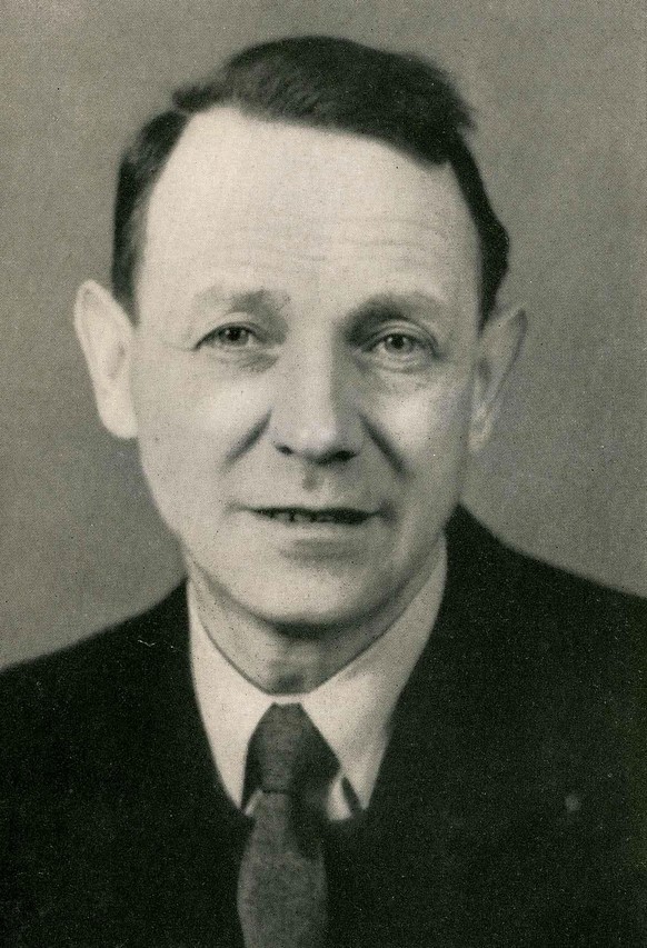 Photo de Jakob Leonhard peu après son retour en Suisse, en 1945.