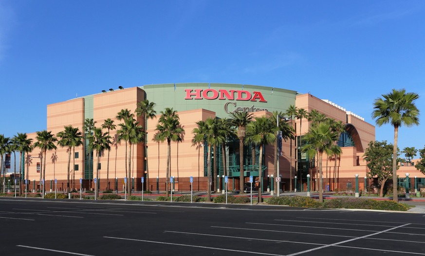 Le Honda Center abrite les Ducks d’Anaheim en NHL.