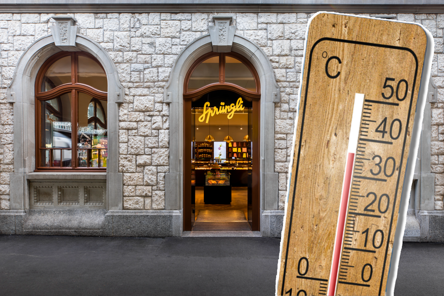 La boutique Sprüngli d'Oerlikon (ZH) a subi une drôle de mésaventure en pleine canicule.