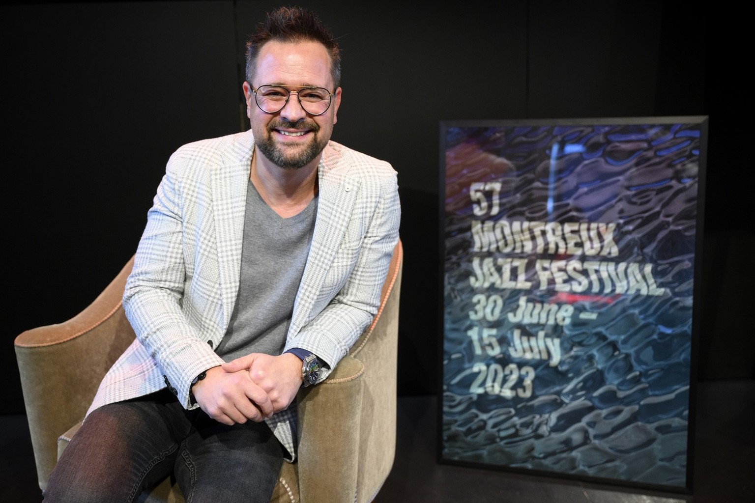 le directeur Montreux Jazz Festival, Mathieu Jaton