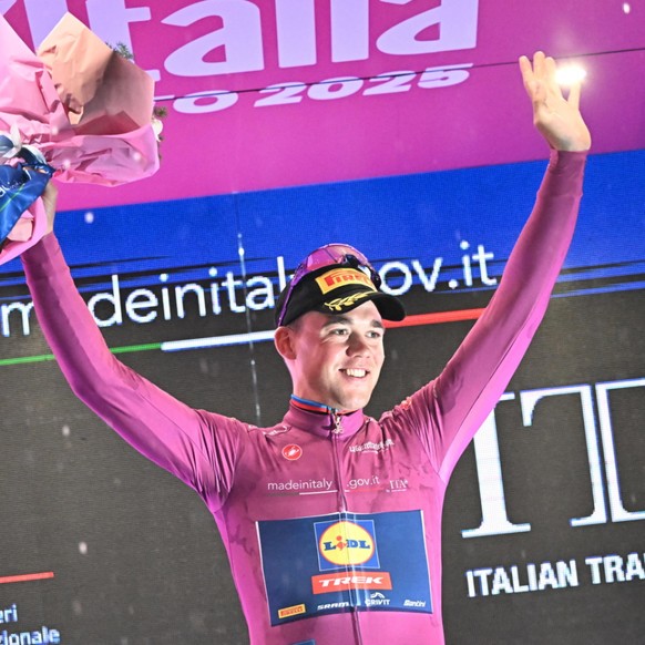 Mads Pedersen a fêté vendredi son 4e succès d&#039;étape dans le Giro 2025