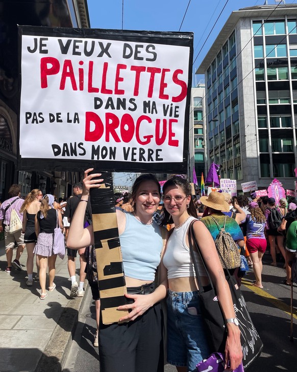 Grève féministe du 14 juin 2025 à Genève.