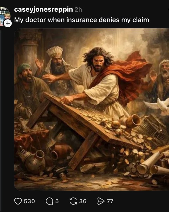 Trump als Jesus aka Arzt