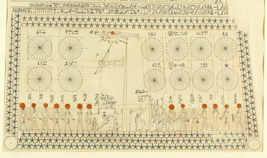 Les anciens Égyptiens étaient de fervents astronomes. Cette section du plafond de la tombe de Senenmut, un haut fonctionnaire de la cour d’Égypte, a été dessinée vers 1479-1458 avant notre ère. Elle m ...