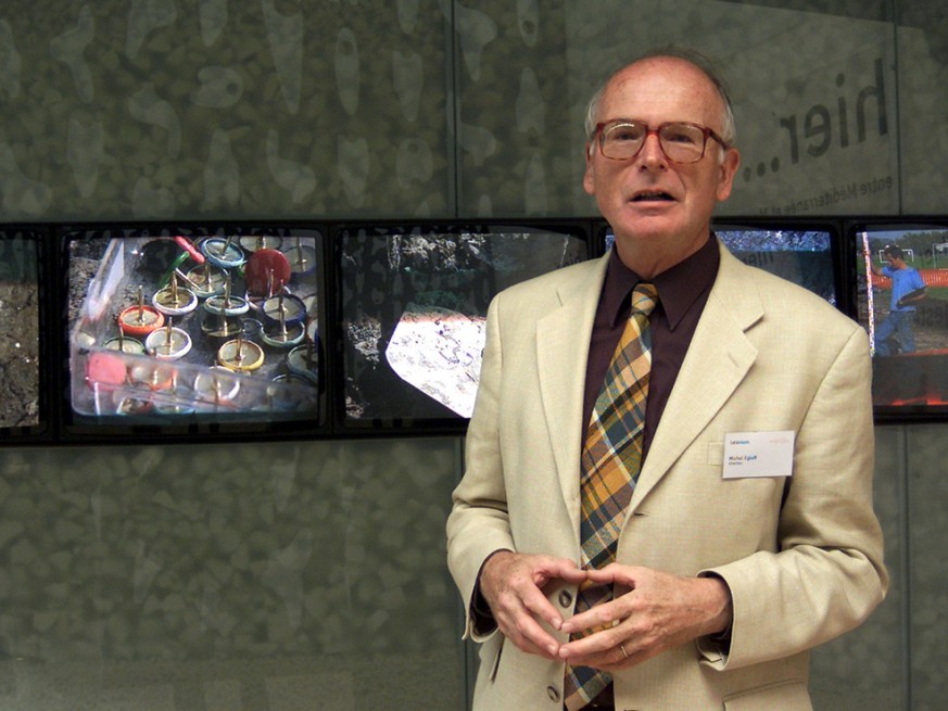 Michel Egloff, ici en 2001 � la veille de l&#039;inauguration officielle du Lat�nium, a dirig� l&#039;institution jusqu&#039;en 2006 (archives).