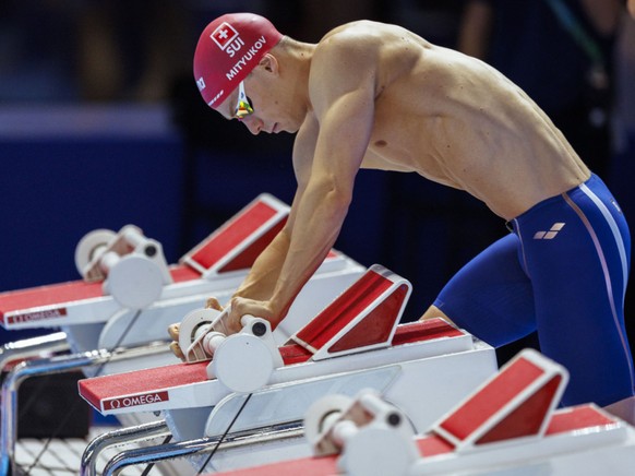 Roman Mityukov a été éliminé en séries du 100 m dos lundi