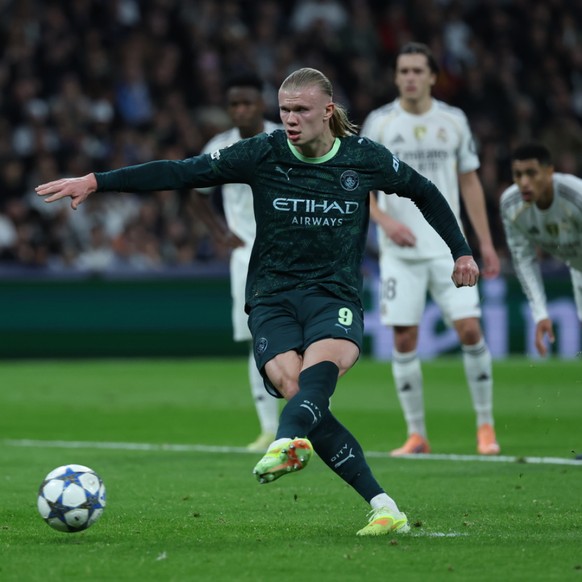 Erling Haaland, buteur sur penalty, et Manchester City sont venus à bout du Real Madrid.