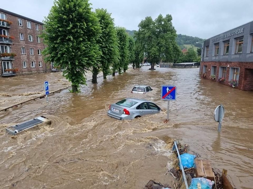 En Belgique, les inondations sont très critiques.