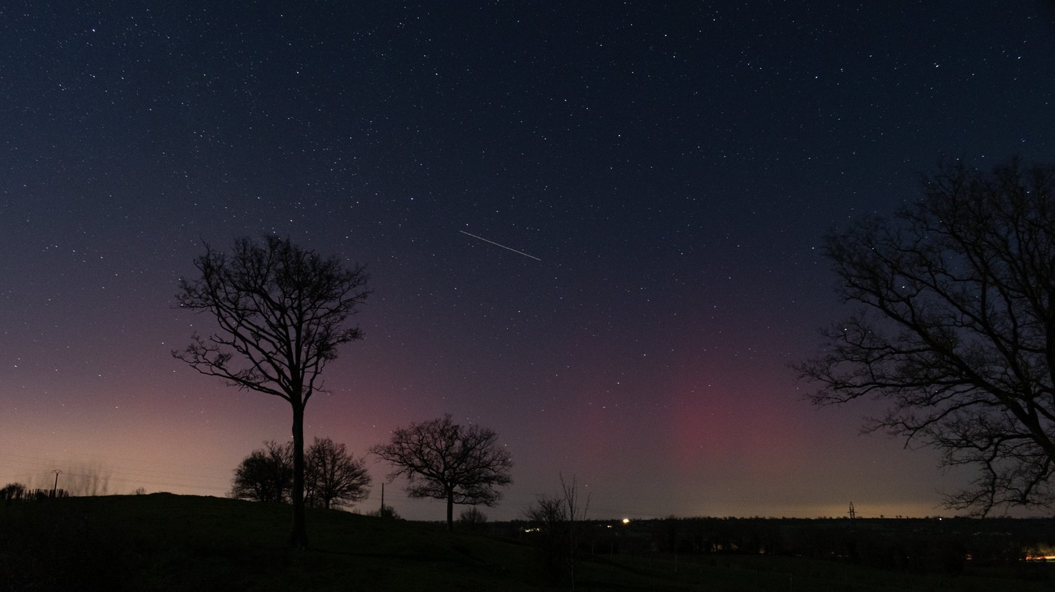 Apparition rarissime d&#039;aurores boréales en France