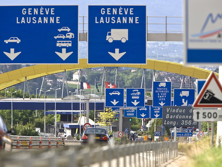 Plus de la moitié des frontaliers travaillant en Suisse habitent en France voisine.