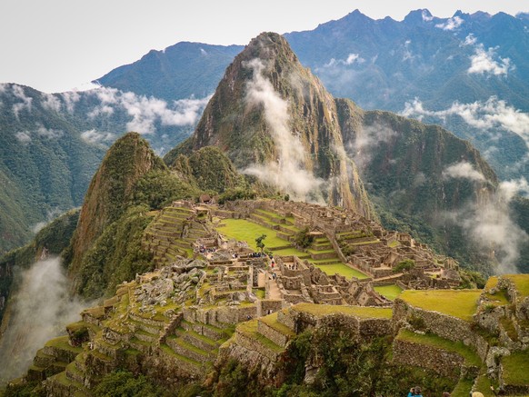 Une fois qu'on a fini la rando, au Machu Pichu, c'est pas mal non plus.