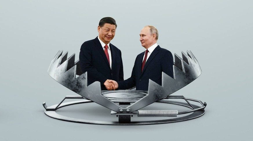 Poutine est pris au piège de la Chine.