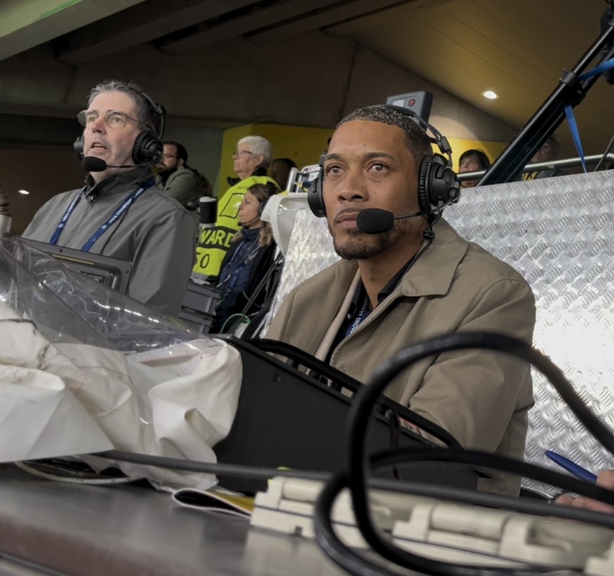 Guillaume Hoarau concentré à 100% sur le match.