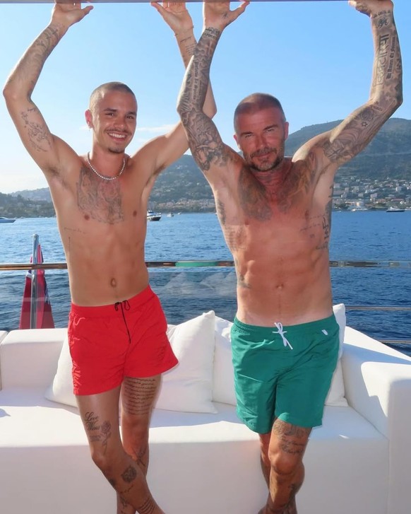 Romeo et David Beckham.