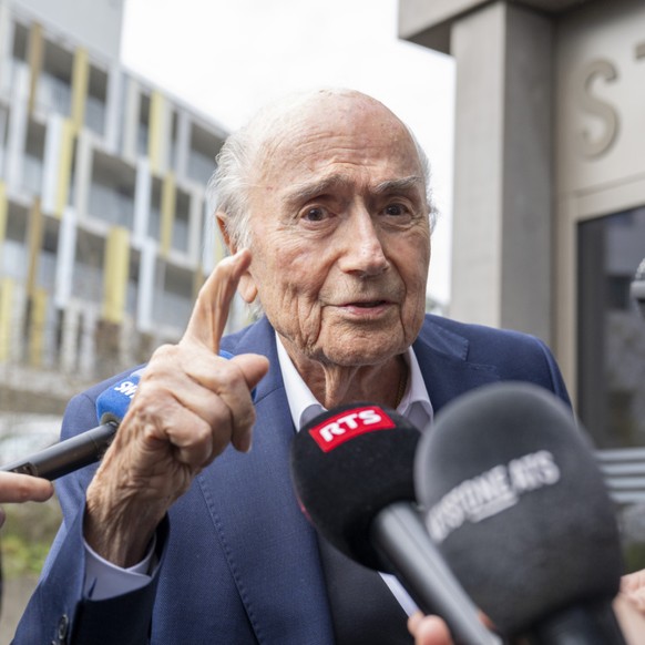 Sepp Blatter a fait part de son étonnement dans l'affaire Balogun